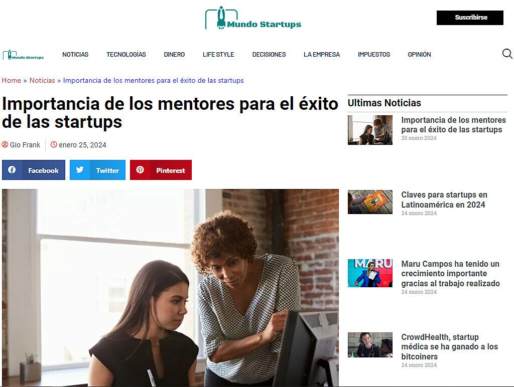 Importancia de los mentores para el xito de las startups
